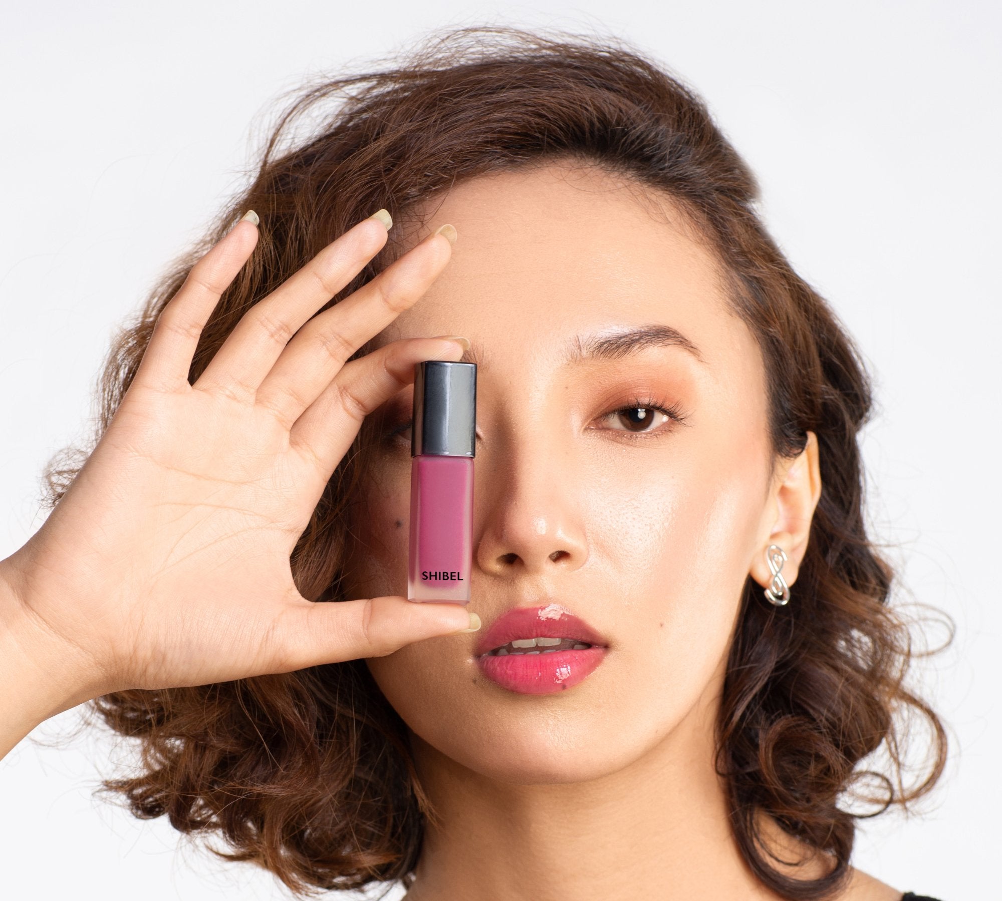 Gloss Balm in shade Love Notes on fair skin tone